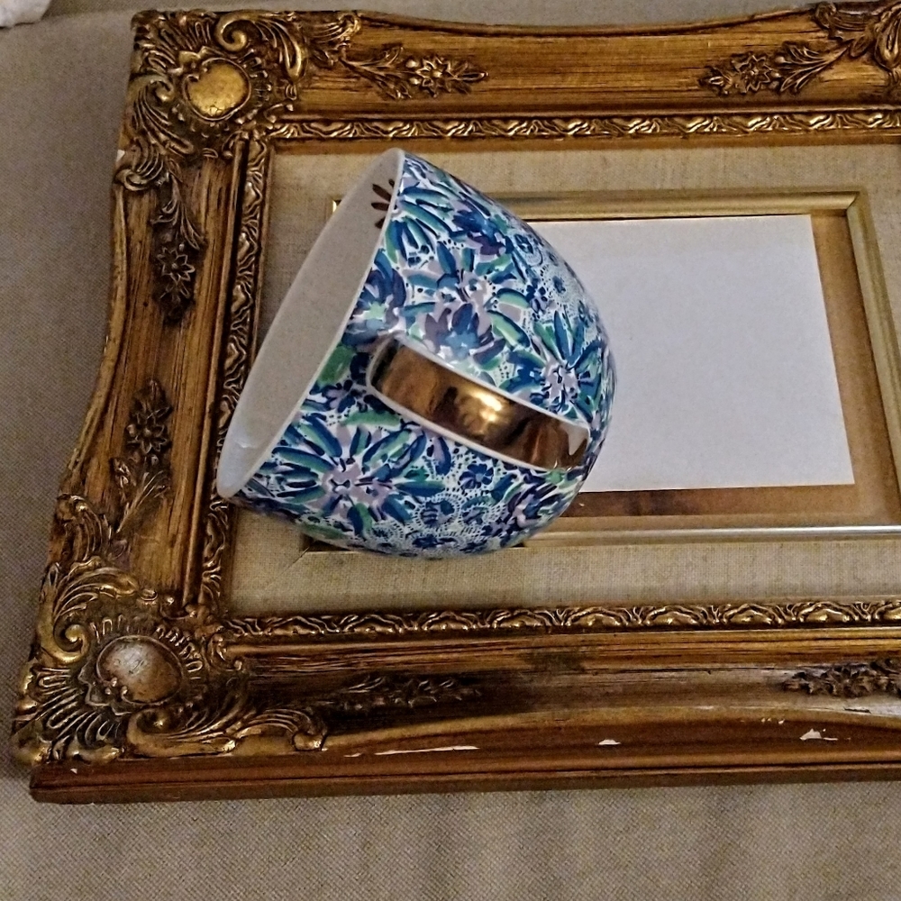 Lilly Pulitzer Ceramic Mug Blue Floral   0518-5
